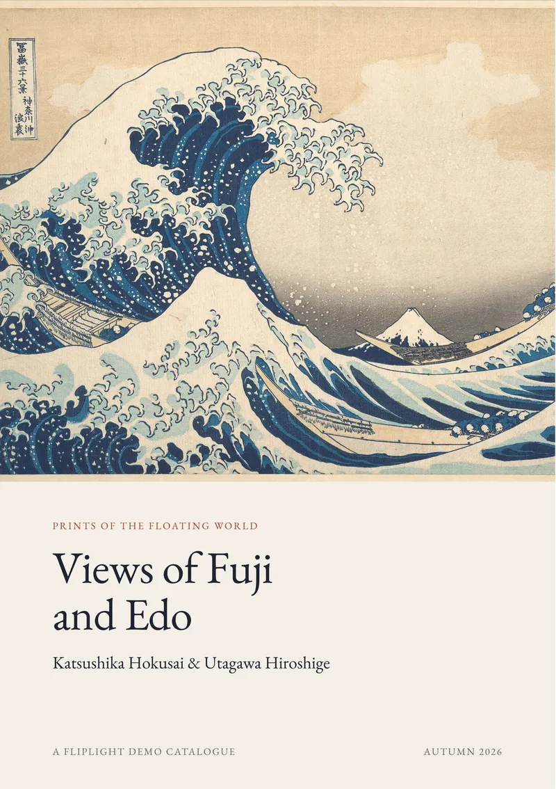 Page 1 of Views of Fuji and Edo — Hokusai and Hiroshige