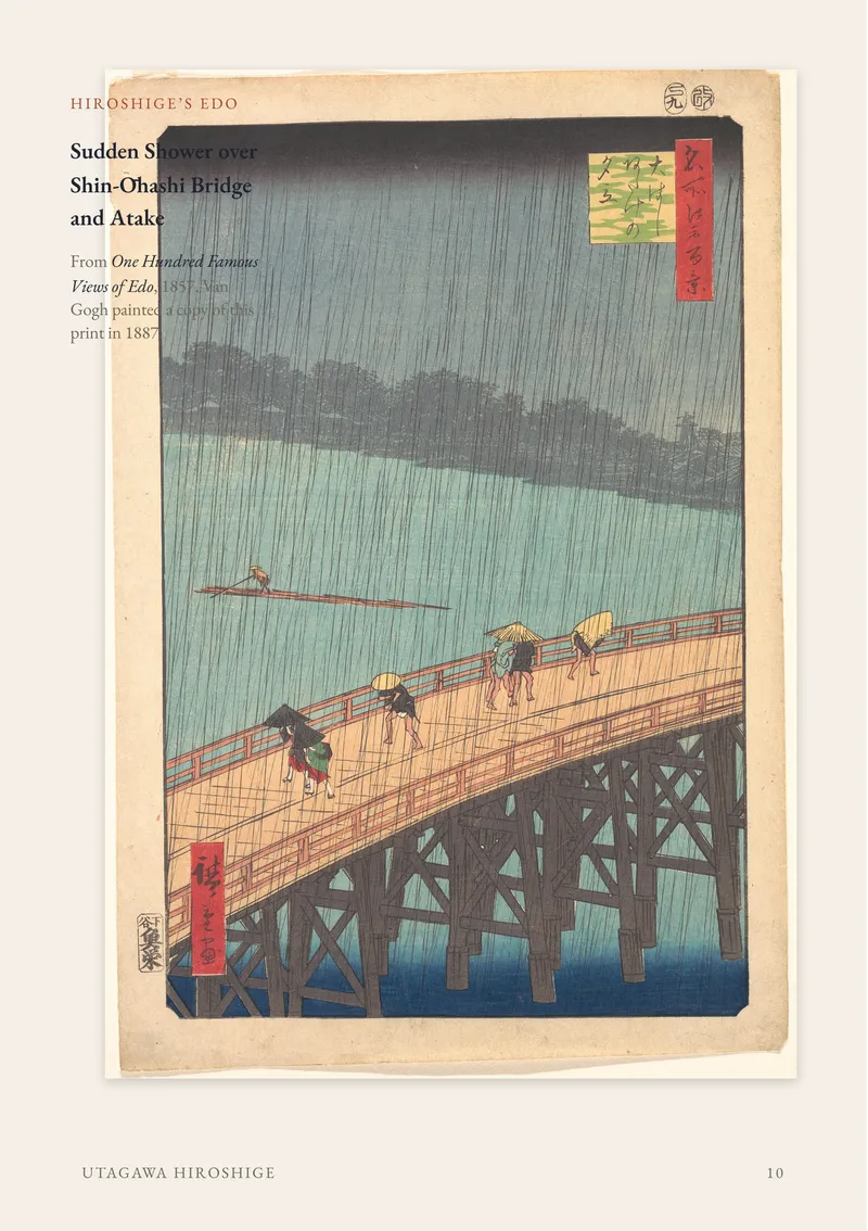 Page 10 of Views of Fuji and Edo — Hokusai and Hiroshige