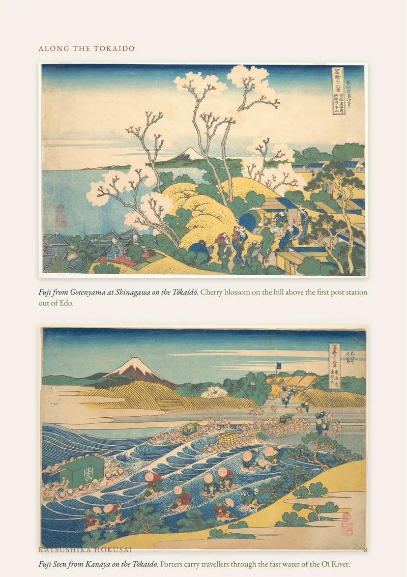 Page 8 of Views of Fuji and Edo — Hokusai and Hiroshige