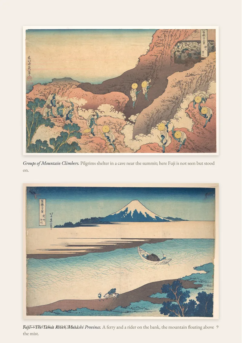 Page 9 of Views of Fuji and Edo — Hokusai and Hiroshige